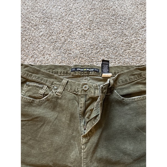 Mens Dkny Felt Green Jeans Size‎ 12 - Picture 2 of 5